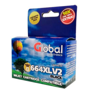 GLOBAL HP 664 XL V2 NEGRO