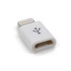 ADAPTADOR IPHONE MACHO A MICRO USB HEMBRA