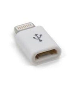 ADAPTADOR IPHONE MACHO A MICRO USB HEMBRA