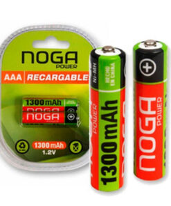 PILAS RECARGABLE AAA 1300 X 2 UND NOGANET