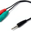 ADAPTADOR AUDIO AURICULAR 3.5MM 1 M A 2 H