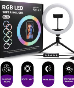 LUZ LED 10 RGB SELFIE RING LIGHT MJ26