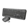 KIT TECLADO Y MOUSE TRUST NOVA WIRELESS 23267