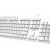 TECLADO USB GENIUS SLIMSTAR 230 WHITE WIRED MULTIMEDIA OUTLET (CON DETALLES)