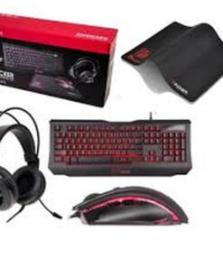 KIT TECLADO+MOUSE+PAD+AURICULAR 4EN1 KNUCKER