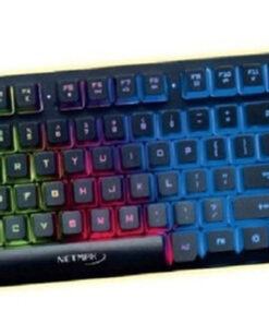 TECLADO USB NETMAK NM-DARK RETROILUMINADO