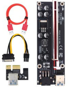 RISER V009S PLUS PCI-E 16X A 1X MINERIA RIG