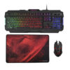 KIT TECLADO+MOUSE+PAD USB MARSGAMING MCP118