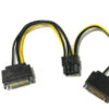 CABLE FUENTE ADAPTADOR 2 SATA A 8 PIN PCI-E