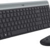 KIT TECLADO Y MOUSE LOGITECH MK470 WIRELESS SLIM BOX