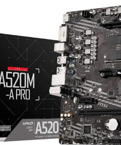 MOTHER MSI A520M-A PRO DDR4 AM4 HDMI DVI-D BOX