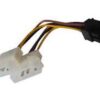 CABLE FUENTE ADAPTADOR 2 MOLEX A 6 PINES 1876