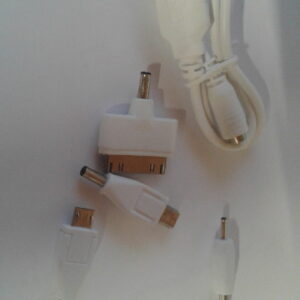 CABLE USB PUNTA INTERCAMBIABLE 5 EN 1 WHITE