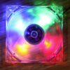VENTILADOR 80X80X25 MM 4 COLORES AZUL Y ROJO