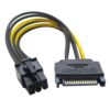 CABLE FUENTE ADAPTADOR SATA A 6 PINES
