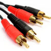 CABLE AUDIO RCA 2X2 M-M 1.50 MTS OEM