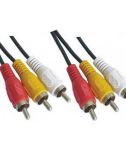 CABLE AUDIO RCA 3X3 M-M 3.00MTS