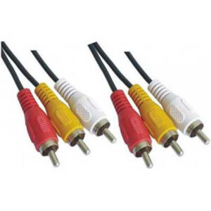 CABLE AUDIO RCA 3X3 M-M 3.00MTS