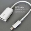 CABLE OTG IPHONE5 IPAD MINI CONNECTION KIT