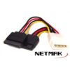 CABLE SATA ALIMENTACION DOBLE NETMAK