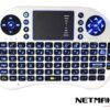 TECLADO MINI WIRELESS NM-KB980RT RETROILUMINA