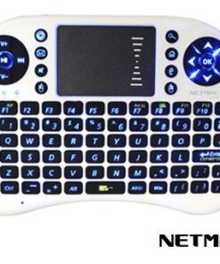 TECLADO MINI WIRELESS NM-KB980RT RETROILUMINA