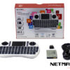 TECLADO MINI WIRELESS BLANCO NETMAK NM-KB980W
