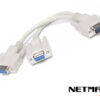CABLE VGA MACHO A 2 VGA HEMBRA