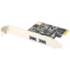PLACA PCI-E USB 3.0 2 PORT SABRENT
