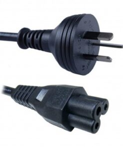 CABLE ALIMENTACION 220V TIPO TREBOL 1.50 MTS