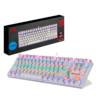 TECLADO USB REDRAGON K552W-KR MECANICO KUMARA BLANCO RGB RETROILUMINADO