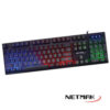 TECLADO USB NETMAK ZAKRO RETROILUMINADO GAMER