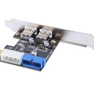 PLACA PCI-E A 2 PORT USB 3.0 + USB 3.0 INTERNO 19 PINES X 2 OEM