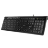 TECLADO USB GENIUS SLIMSTAR 230 BLACK WIRED MULTIMEDIA