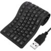 TECLADO USB FLEXIBLE SILICONA ESPAÑOL NEGRO