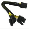 PCI-E SPLITTER MALLADO 8 PINES A 6+2 MINERIA REFORZADO ETH