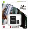 MEMORIA MICROSD 64GB KINGSTON 100MBS CANVAS UKCA