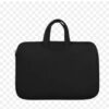 FUNDA NOTEBOOK 14 NEOPRENE CON MANIJA Y CIERRE NEGRA
