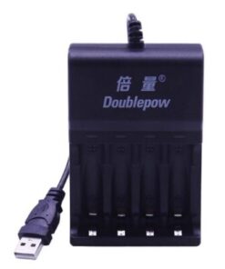 CARGADOR DE PILAS AA-AAA 1.2V X4 SLOT USB