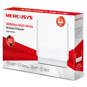 ROUTER MERCUSYS WIRELESS MW302R 300MBPS N 2ANT CON 4 MODOS