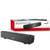BARRA DE SONIDO GENIUS USB SOUNDBAR 100 3.5MM 6W RMS NEGRO