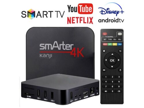 TV BOX KAJIN SMARTER 4K VIP 4GB RAM 32GB ROM USB HDMI KJ-SMART4KVIP