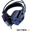 AURICULAR NETMAK GAMER NM-SPIDER PC PS4 2X3.5MM USB CON ADAPTADOR PS4
