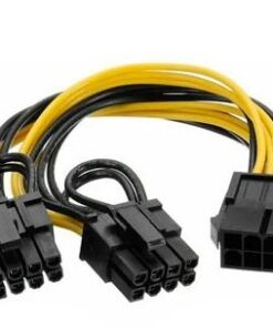 CABLE FUENTE ADAPTADOR 6 PINES PCI-E A 2 PINES 6+2 PINES PCI-E PLACAS DE VIDEO