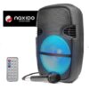 PARLANTE NAXIDO 8+ BLUETOOTH V5.0 CON MICROFONO Y CONTROL REMOTO KARAOKE