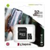 MEMORIA MICROSD 32GB KINGSTON 100MBS CANVAS UKCA IMP MEMORIA MICROSD 32GB KINGSTON 100MBS CANVAS UKCA IMP
