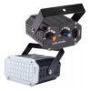 LUZ LED 24 RGB TRICOLOR 10W AUDIORITMICO LUCES DJ EFECTOS VIDEOMAX PROTON24LED 0786 BOX
