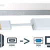 ADAPTADOR HDMI M A VGA H ACER BOX NO ES BIDIRECCIONAL NO FUNCIONA EN CONSOLAS