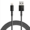 CABLE USB IPHONE LIGHTNING 8 PINES 1.8MTS ANKER MFI CARGA Y DATOS MALLADO EN TELA CON FUNDA BOX A8013H12-1