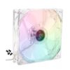 VENTILADOR 120MM DITRON CD1225L12FA SK-COOL4 TRANSPARENTE MOLEX RGB ROJO VERDE